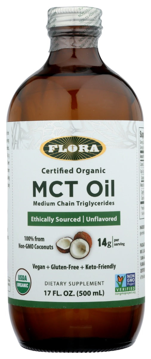 FLORA HEALTH: Organic MCT Oil, 17 fo