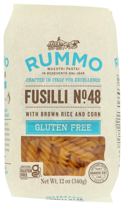 Our gluten-free Fusilli, with its sauce-catching spirals, is as delicious and delightful to eat as the classic version from southern Italy, where its name and precise shape vary from region to region.