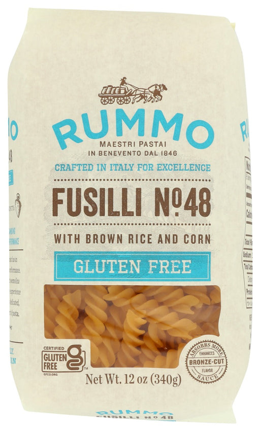 Our gluten-free Fusilli, with its sauce-catching spirals, is as delicious and delightful to eat as the classic version from southern Italy, where its name and precise shape vary from region to region.
