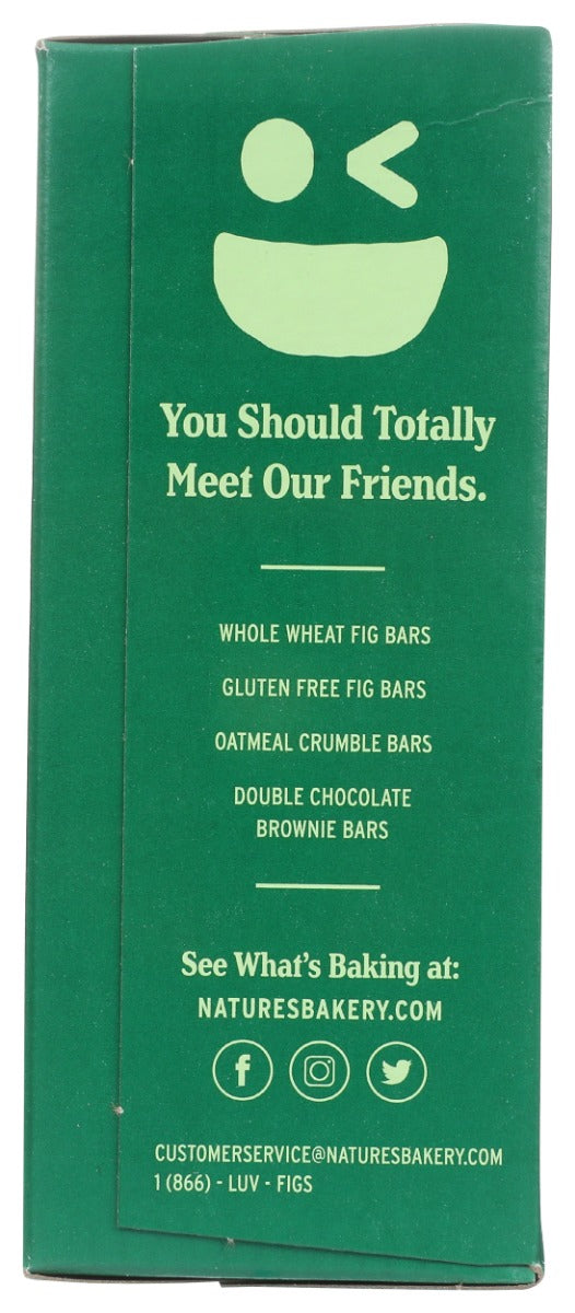 NATURES BAKERY: Whole Wheat Fig Bars Apple Cinnamon 6Ct, 12 oz