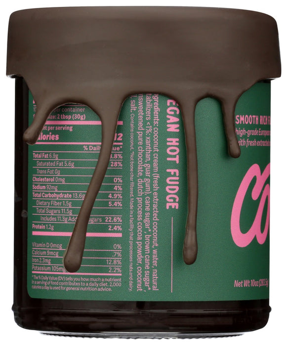 COOPS MICROCREAMERY: Vegan Hot Fudge, 10 oz