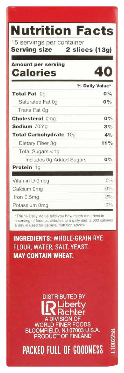 FINN CRISP: Original Sourdough Rye Thins, 7 oz