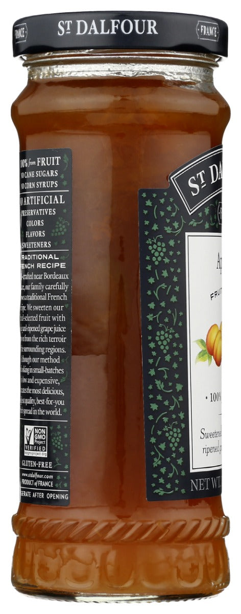 ST DALFOUR: Apricot Fruit Spread, 10 oz