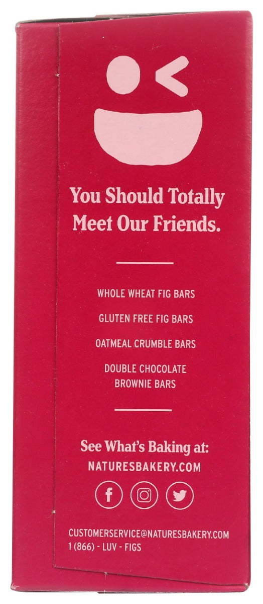 NATURES BAKERY: Whole Wheat Fig Bars Raspberry, 12 oz