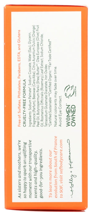 SOUTH OF FRANCE: Orange Blossom and Honey Bar Soap, 6 oz