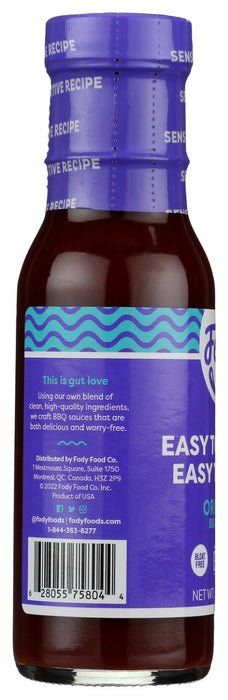 FODY FOOD CO: Original BBQ Sauce, 9.8 oz