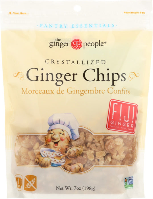 GINGER PEOPLE: Ginger Chips Crystallized, 7 oz