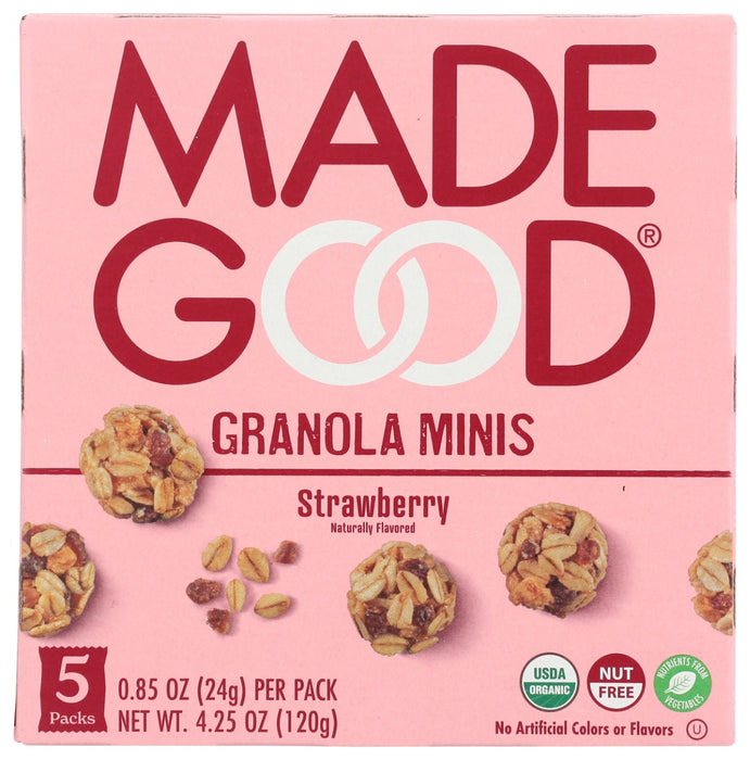 MADEGOOD: Strawberry Granola Minis, 4.25 oz