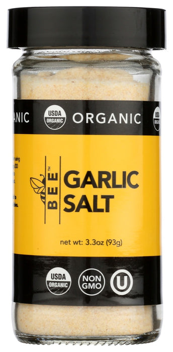 BEESPICES: Organic Garlic Salt, 3.3 oz