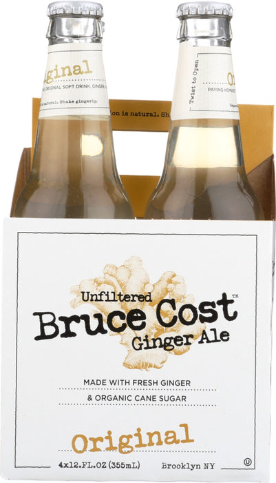BRUCE COST GINGER ALE: Ginger Ale Original 4Pk, 48 fo