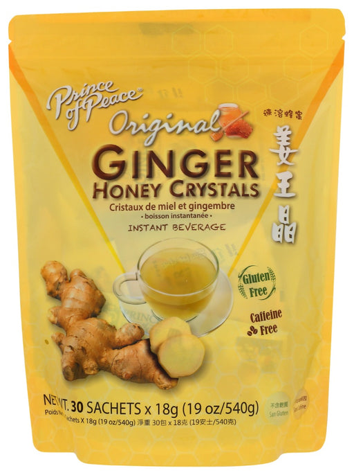 PRINCE OF PEACE: Instant Ginger Honey Crystals, 30 bg