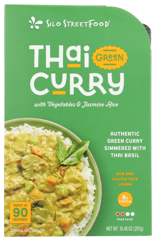 SILO STREETFOOD: Thai Green Curry with Vegetables and Jasmine Rice, 10.48 oz