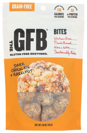 THE GFB: Dark Chocolate Hazelnut Bites, 4 oz