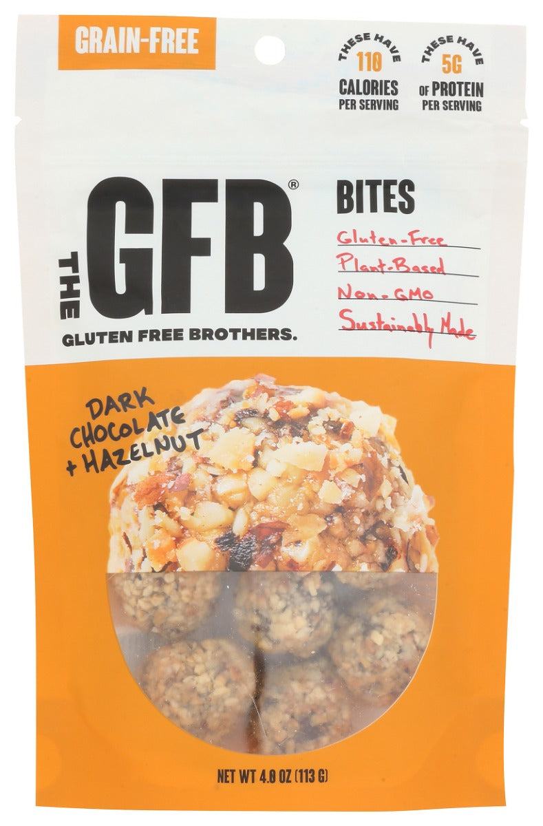 THE GFB: Dark Chocolate Hazelnut Bites, 4 oz