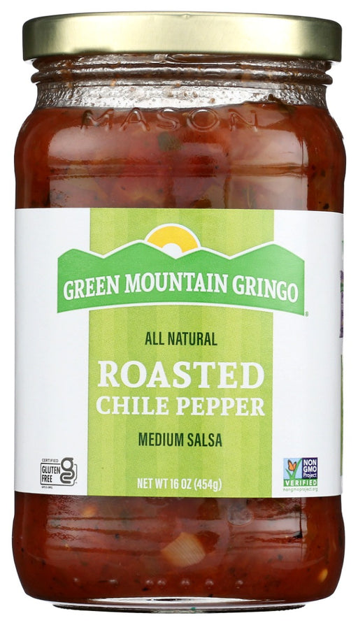 GREEN MOUNTAIN GRINGO: Roasted Chile Pepper Salsa, 16 oz