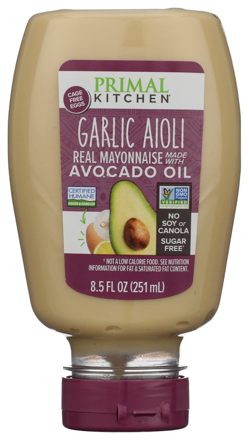 PRIMAL KITCHEN: Squeeze Garlic Aioli Mayo, 8.5 fo