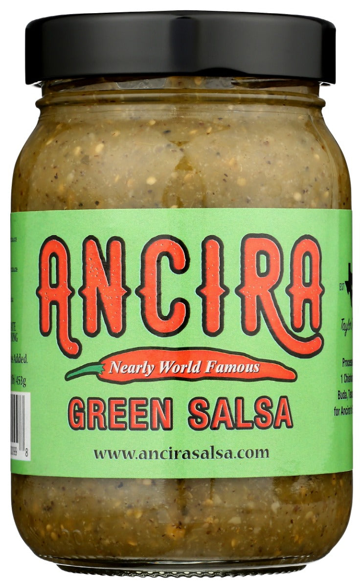 ANCIRA SALSA: Green Salsa, 16 oz