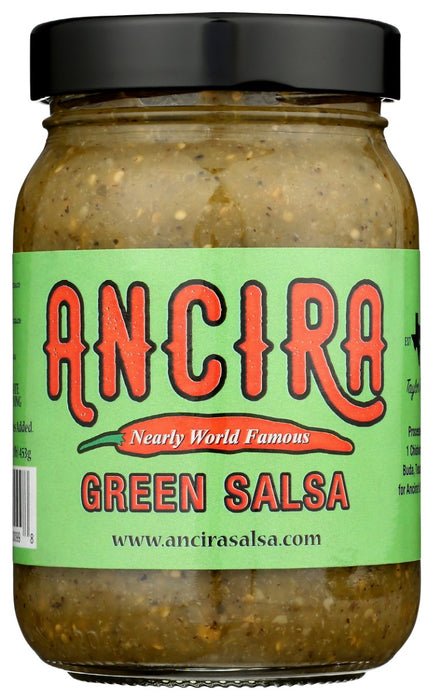 ANCIRA SALSA: Green Salsa, 16 oz