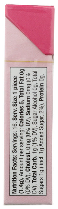GLEE GUM: Cane Sugar Bubblegum, 16 pc