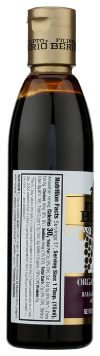 FILIPPO BERIO: Organic Glaze With Balsamic Vinegar Of Modena, 8.4 fo