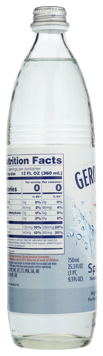 GEROLSTEINER: Sparkling Mineral Water, 25.3 fo
