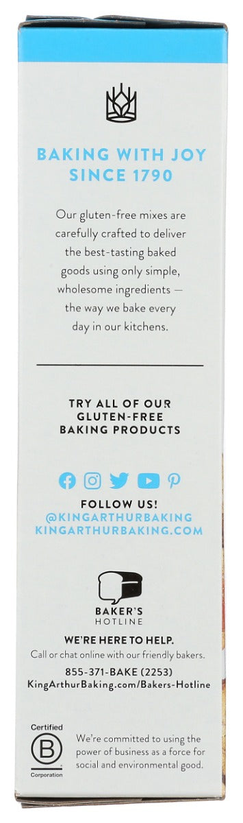 KING ARTHUR: Gluten Free Cookie Mix, 16 oz
