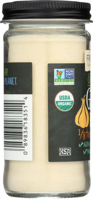 FRONTIER HERB: Garlic Powder Organic, 2.33 oz