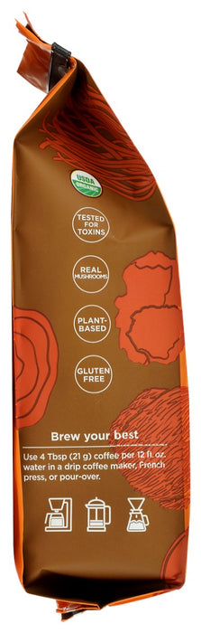 FOUR SIGMATIC: Focus Half Caf Ground Coffee, 10 oz