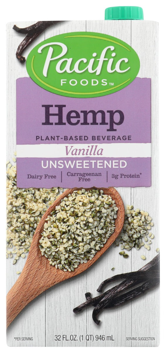 This dairy free milk substitute uses hemp seed and is smooth and creamy with a nutty taste. The result is a deliciously creamy dairy free milk alternative that's a pleasure to drink by the glass and blends perfectly in recipes. Use this unsweetened, vanilla flavored, non dairy milk substitute on cereal, in smoothies or as a replacement for dairy milk when baking.