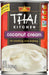 Look no further. Our Thai Kitchen Coconut Cream is thicker and creamier than coconut milk, making it the perfect ingredient for extra-rich curries, incredibly moist baked goods and delectable drinks.