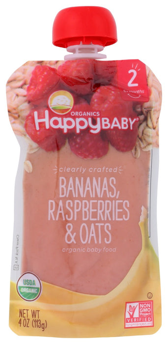 Made with gluten-free oats, organic bananas, and sweet, tangy North American raspberries, this hearty mix features the nutritional goodness of Vitamin C and potassium.