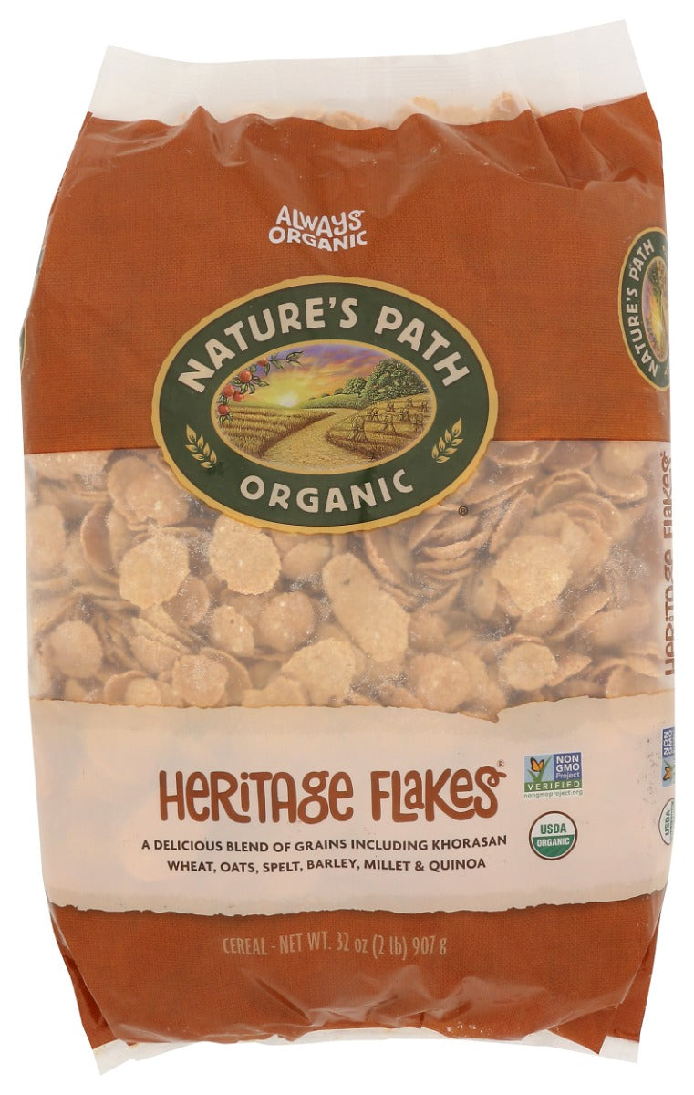 This is our number one organic cereal, thanks to its nutritious ancient grains, with a touch of organic honey and sea salt. These deliciously crunchy flakes were crafted with six ancient grains: khorasan wheat, quinoa, millet, spelt, oats, and barley. Rich, nutty, and flavorful. Start your day right with tasty goodness, from simple, whole food and organic, non-GMO ingredients.