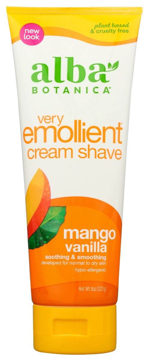 Eliminate unnecessary roughness. Severe stubble trouble calls for our soothing and smoothing, super-shaver special. Power-packed with rich botanical emollients, this calming cream helps fight off dryness, chaffing and irksome in-growns. Blended with aloe vera, jojoba, mango, vanilla and vitamin E, this cream moisturizes skin and softens unwanted hair for effortless razor glide and reduced risk of nicks, cuts and irritation.