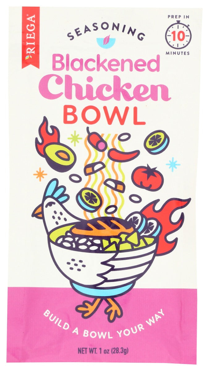 RIEGA: Blackened Chicken Bowl Seasoning, 1 oz