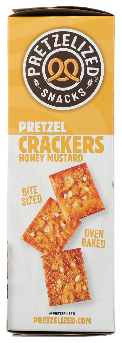 PRETZELIZED SNACKS: Honey Mustard Pretzel Crackers, 6.5 oz