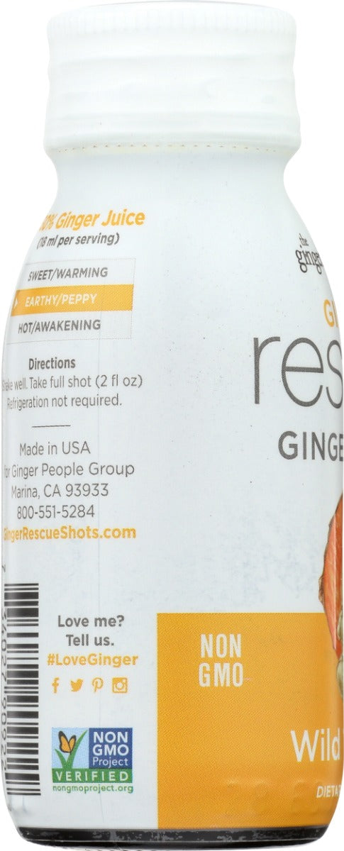 GINGER PEOPLE: Ginger Rescue Ginger Shots Turmeric, 2 oz