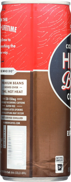 HIGH BREW: Double Espresso Coffee, 8 fo