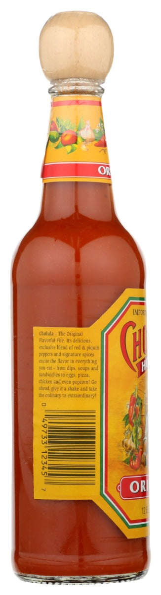 CHOLULA: Original Hot Sauce, 12 oz