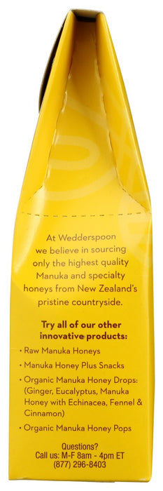 WEDDERSPOON: Organic Manuka Honey Drops Lemon, 4 oz