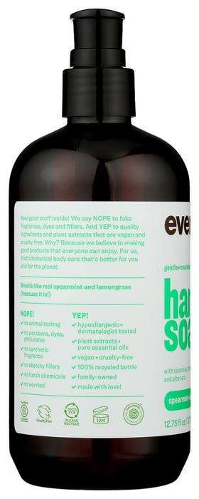 EVERYONE: Spearmint Lemongrass Hand Soap, 12.75 oz