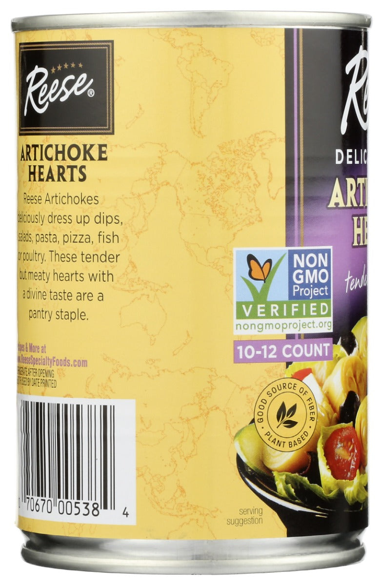 REESE: Delicate Baby Artichoke Hearts, 14 oz