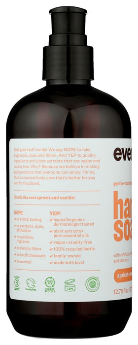 EVERYONE: Apricot Vanilla Hand Soap, 12.75 oz