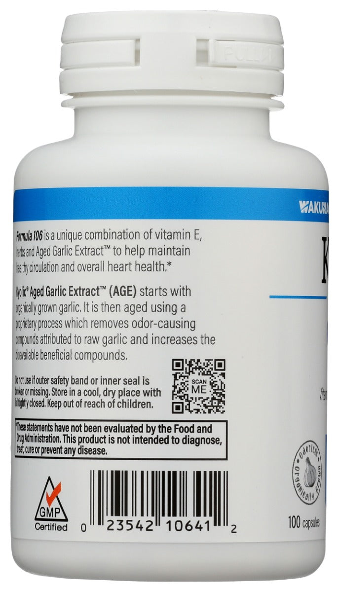 KYOLIC: Circulation Health Formula 106, 100 cp