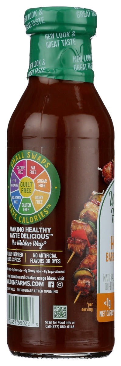 WALDEN FARMS: Honey BBQ Sauce, 12 fl