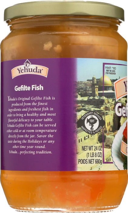 YEHUDA: Original Gefilte Fish, 24 oz