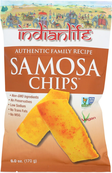 INDIANLIFE: Samosa Chips, 6 oz