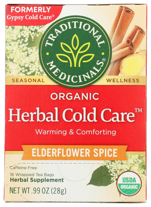 When the cold hits, we always turn to medicinal herbs like elderflower and yarrow.* This immune-boosting elderflower tea is sustainably harvested from the pristine wild-collection areas of Europe. Blended with yarrow and peppermint, this naturally sweet and spicy tea has made winter wellness only a cup away for over four decades.* Sip all day long.