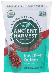 Know anything about red quinoa? Well, your taste buds are about to be wowed by the nutty earthy crunch. Grab a bag of our washed and rinsed organic Inca Red Quinoa and discover why we can't get enough of this wholesome, gluten-free ancient seed.