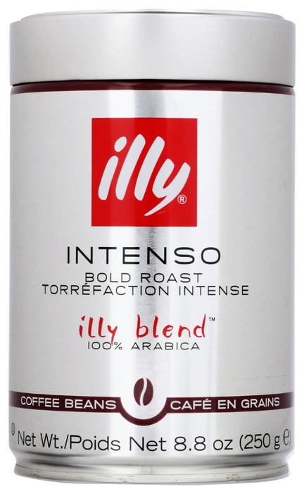ILLYCAFFE: Whole Bean Coffee Intenso Dark Roast, 8.8 oz