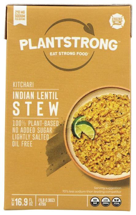 PLANTSTRONG: Kitchari Indian Lentil Stew, 16.9 fo